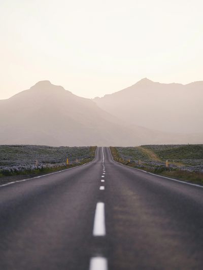 Open road representing life's journey